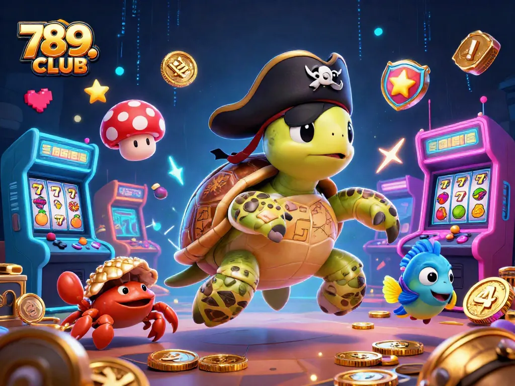 Immerse in 789CLUB's thrilling slot games featuring vibrant characters and dynamic casino elements.