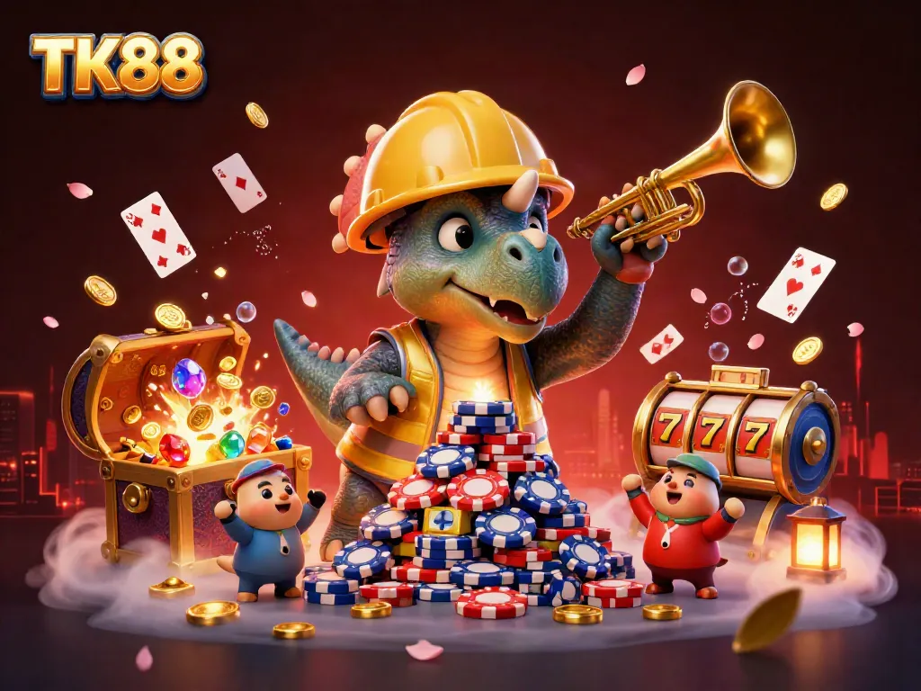 Experience thrilling gameplay at TK88 with a vibrant casino adventure featuring dynamic characters and rich details.
