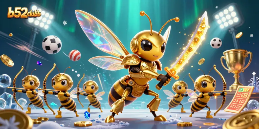 Experience thrilling gameplay at b52clubb with our vibrant casino-themed 3D illustration.
