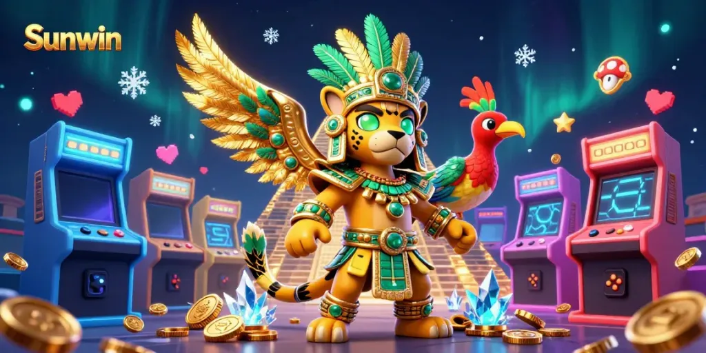 Engage with Sunwin's vibrant online gaming environment featuring dynamic casino elements.