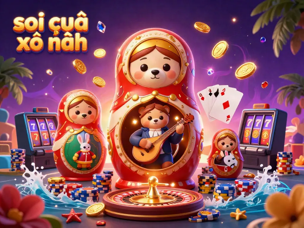 Win big today with soi cầu xổ số's detailed 3D casino characters and lively elements!
