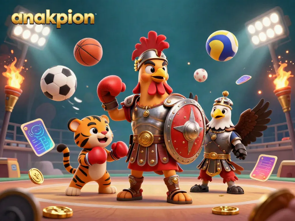 Experience thrilling gameplay at Anakpion with our lively betting scene featuring games and sports.