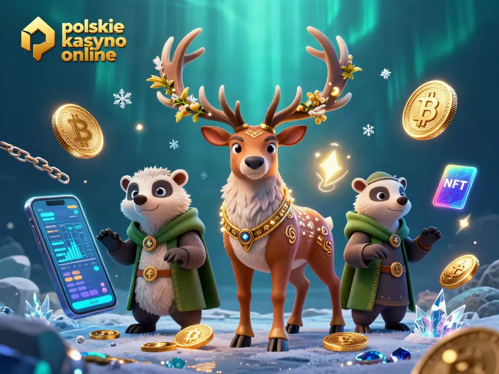 Experience the thrill of gaming at polskie kasyno online with vibrant characters and crypto elements.