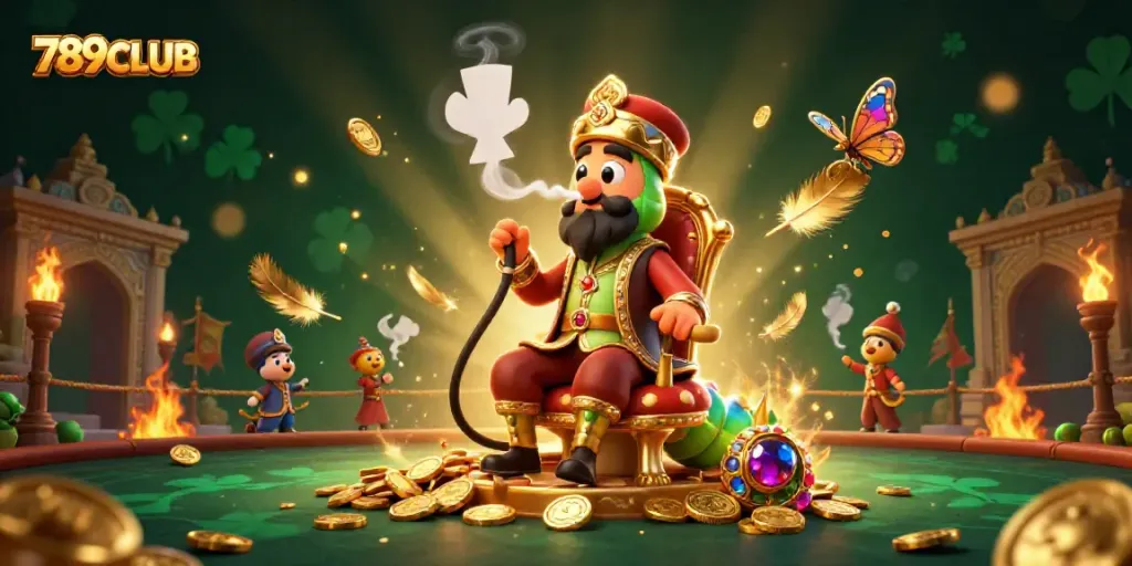 Immerse in 789CLUB’s vibrant casino world with a captivating hookah-master and poker flair