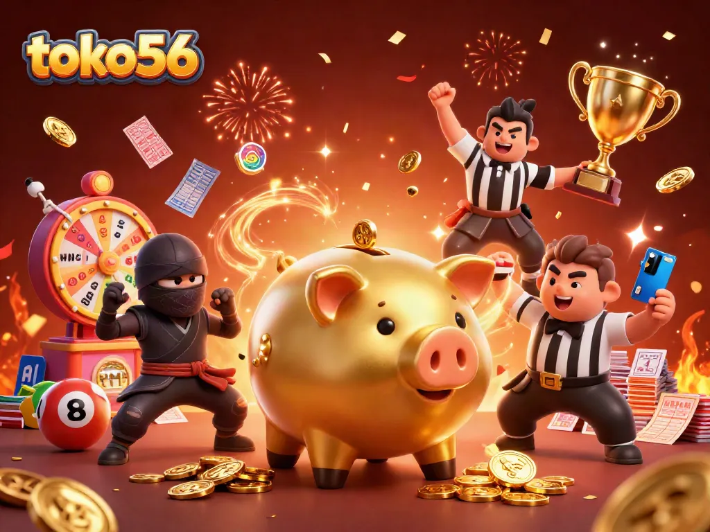 Engage in exciting lottery action with toko56 featuring dynamic characters and vivid game elements
